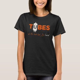 Camiseta Eu sou um tocador de violão amp do tubo de Piada d