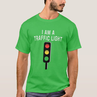Camiseta Eu Sou Um Tráfego De Luz Verde Engraçada