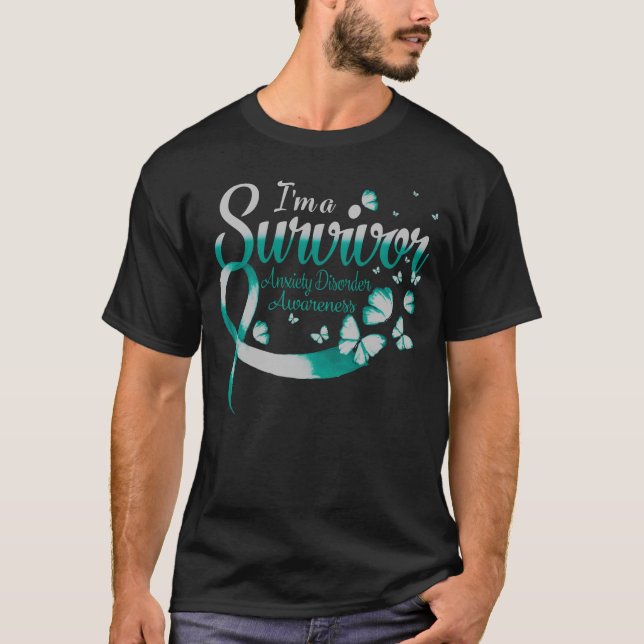 Camiseta Eu sou um transtorno de ansiedade de sobrevivência (Frente)