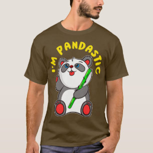 Camiseta Eu Sou Um Urso De Panda Pandástico Fantástico, Bon