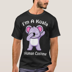 Camiseta Eu sou um Urso Koala em Figurino Humano Engraçado