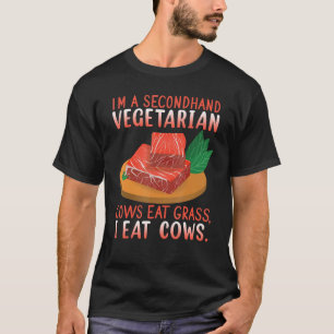 Camiseta Eu Sou Um Vegan Vegetariano Secundário