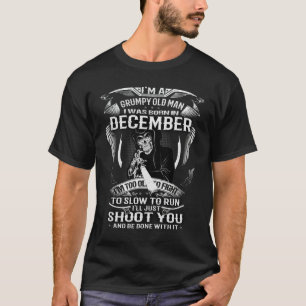 Camiseta Eu sou um velho rabugento que era nascer no aniver
