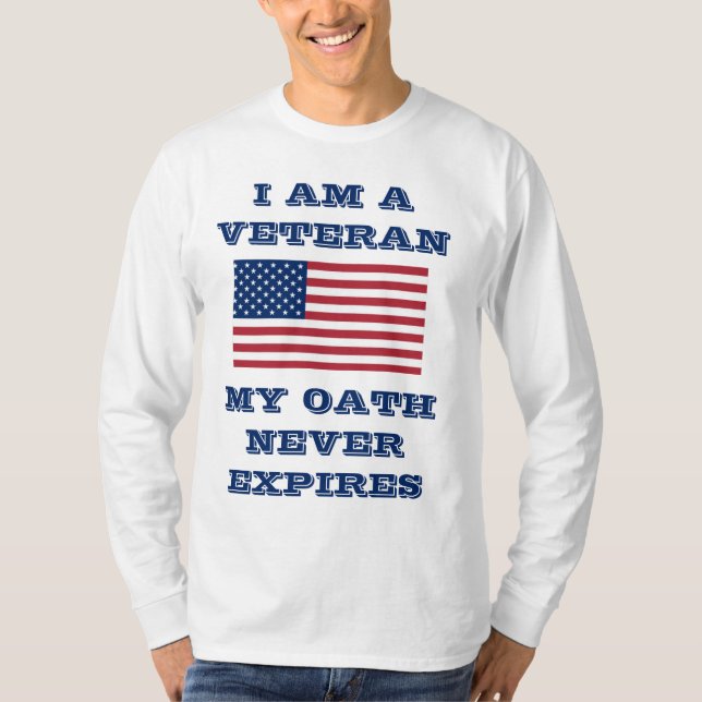 Camiseta Eu Sou Um Veterano (Frente)