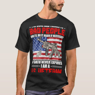 Camiseta Eu Sou Um Veterano Dos Eua