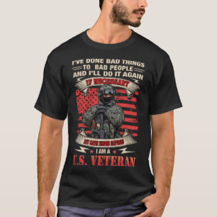 Camiseta Eu Sou Um Veterano Dos Eua