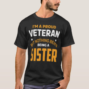 Camiseta Eu sou um veterano orgulhoso, mas nada supera ser