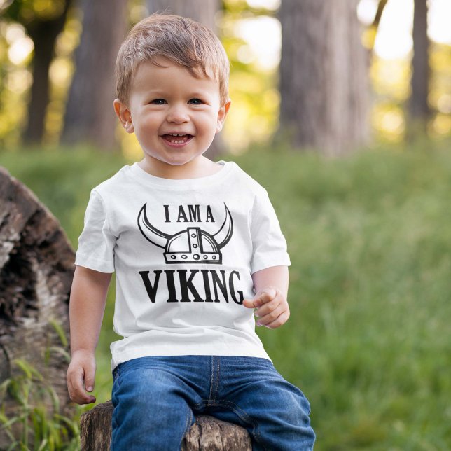 Camiseta Eu Sou Um Viking (I am a viking baby shirt)