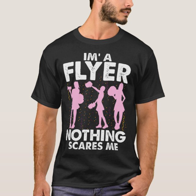 Camiseta Eu Sou Um Voador Nada Me Assusta Cheer Cheerleadin (Frente)