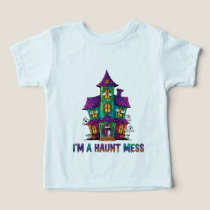 CAMISETA EU SOU UMA BAGUNÇA ASSOMBRADA