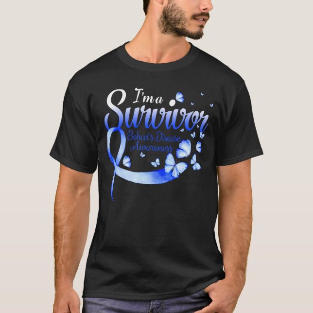 Camiseta Eu sou uma borboleta de consciência da doença de S (Frente)