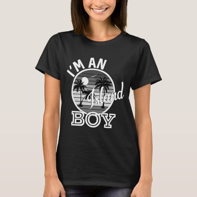 Camiseta Eu sou uma canção de Rap da Ilha Boy (Frente)