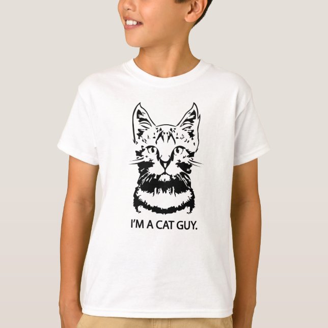Camiseta Eu sou uma Cara de gato (Frente)