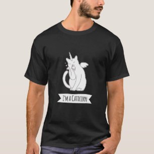 Camiseta Eu sou uma Caticorn Unicorn Cat Caticorn Ama o meu