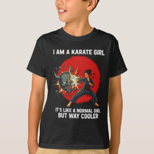 Camiseta Eu Sou Uma Citação de Garota de Karatê Para Garota