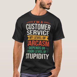 Camiseta Eu sou uma Citação Sarcástica do Serviço de Atendi