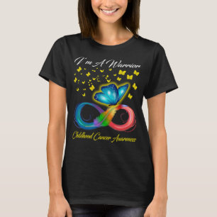 Camiseta Eu sou uma consciência de Cancer de infância guerr