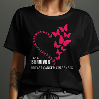 Camiseta Eu Sou Uma Consciência De Cancer De Sobrevivência