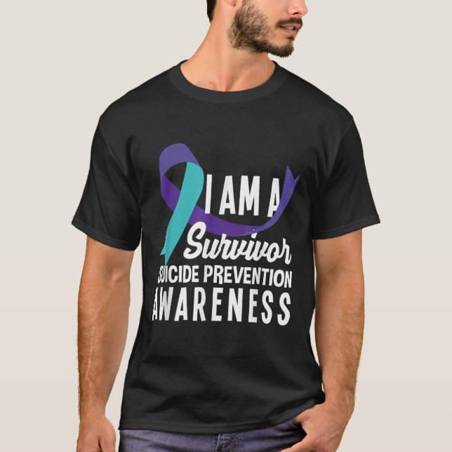 Camiseta Eu Sou Uma Consciência De Prevenção De Suicídio So (Frente)