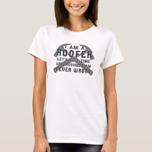 Camiseta Eu Sou Uma Construção De Pai De Telhados De Roofer