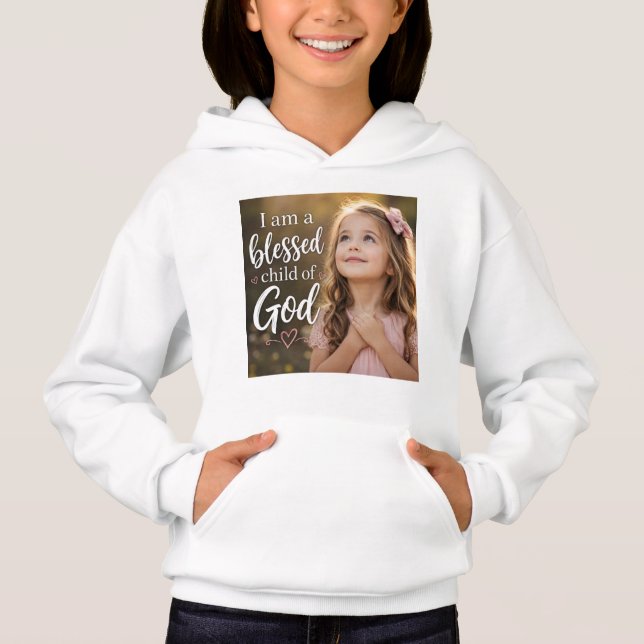 Camiseta Eu sou uma Criança Abençoada de Deus (Frente)