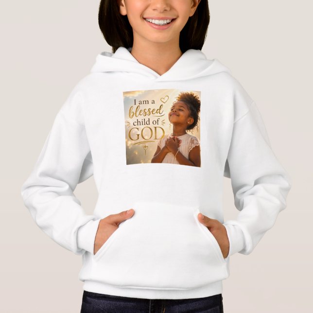 Camiseta Eu sou uma Criança Abençoada de Deus (Frente)