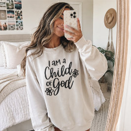 Camiseta Eu Sou uma Criança de Deus Minimalista Hippie