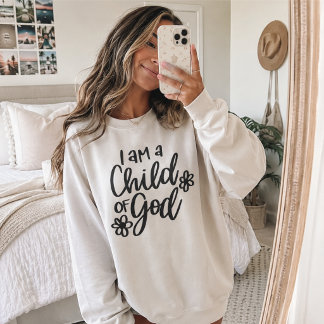 Camiseta Eu Sou uma Criança de Deus Minimalista Hippie