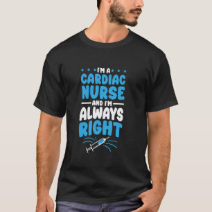 Camiseta Eu Sou Uma Enfermeira Cardíaca Desenho para Enferm