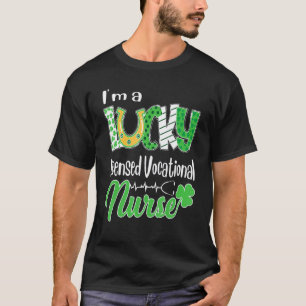 Camiseta Eu sou uma enfermeira licenciada vocacional sortud