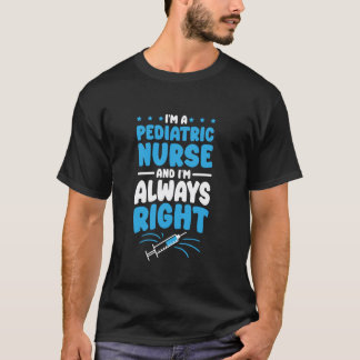 Camiseta Eu Sou Uma Enfermeira Pediátrica Desenho para Pedi