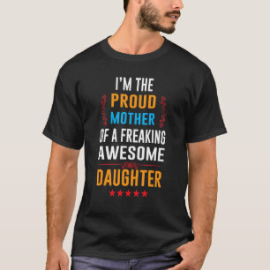 Camiseta Eu sou uma filha Dia de as mães de girassol da mãe