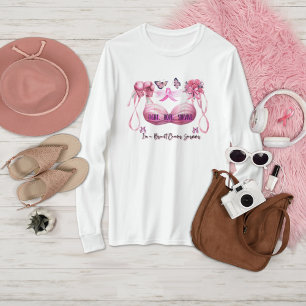 Camiseta Eu sou uma fita rosa de sobrevivência com câncer d