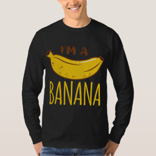 Camiseta Eu sou uma Fruta de banana Vegan Vegetarian Funny