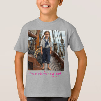 Camiseta Eu sou uma Garota da Navegação! (Promoção de Coraç
