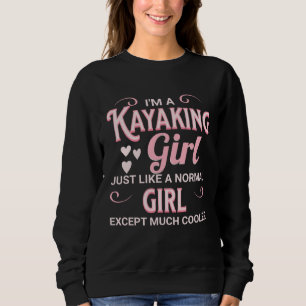 Camiseta Eu sou uma garota de caiaque apenas como uma garot