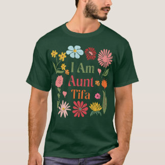 Camiseta Eu sou uma garota de impressão Auntifa retrô