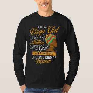 Camiseta Eu Sou Uma Garota Virgo Astrologia Aniversário Sin
