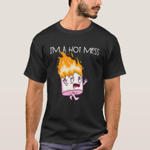 Camiseta Eu sou uma gostosa Mess S'Mores Marshmallow acampa