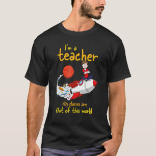 Camiseta Eu sou uma imaginação de professor é tudo papel P