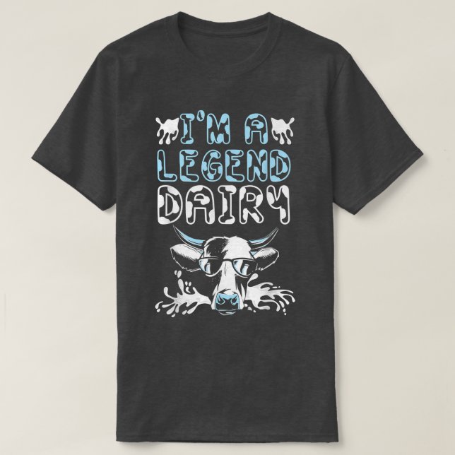 Camiseta Eu sou uma lenda Vaca Leiteira Sábado Vaca Sêmula  (Frente do Design)