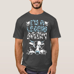 Camiseta Eu sou uma lenda Vaca Leiteira Sábado Vaca Sêmula