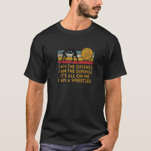 Camiseta Eu Sou Uma Luta Divertida Vestida Olhar Perturbado