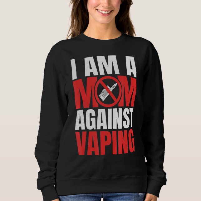 Camiseta Eu Sou Uma Mãe Contra Vapitar Mamães Engraçadas_1 (Frente)