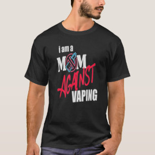 Camiseta Eu Sou Uma Mãe Contra Vapor Mamães Engraçadas