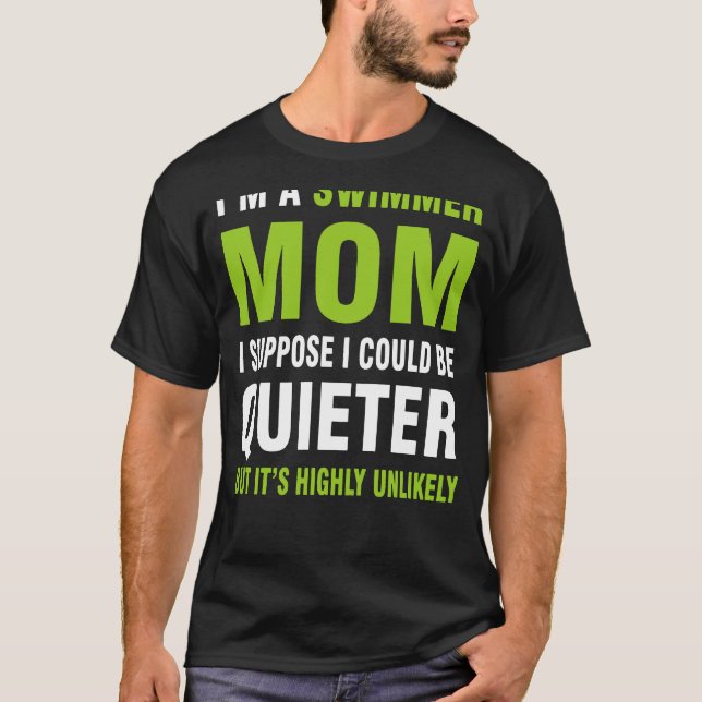 Camiseta Eu Sou Uma Mãe Nadadora (Frente)