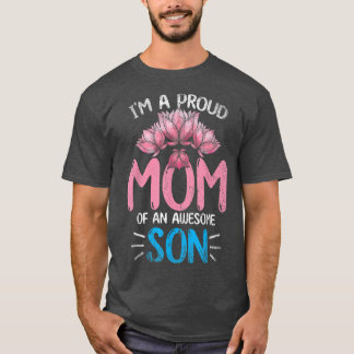 Camiseta Eu Sou Uma Mãe Orgulhosa De Uma Flora Dia de as mã