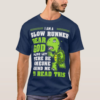 Camiseta Eu Sou Uma Maratona Engraçada De Tartaruga Lenta C