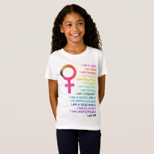 Camiseta Eu sou uma menina