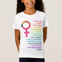 Camiseta Eu sou uma menina